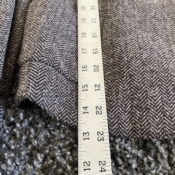 T Tahari Chevron Knit Double Button Blazer Wide Sleeve US 14 Plus Size - Picture 2 of 7